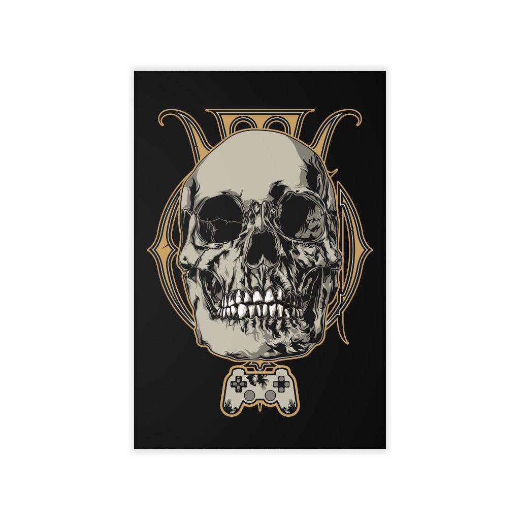 Gaming Skull King Removable Wall Decal - PlayWhatever