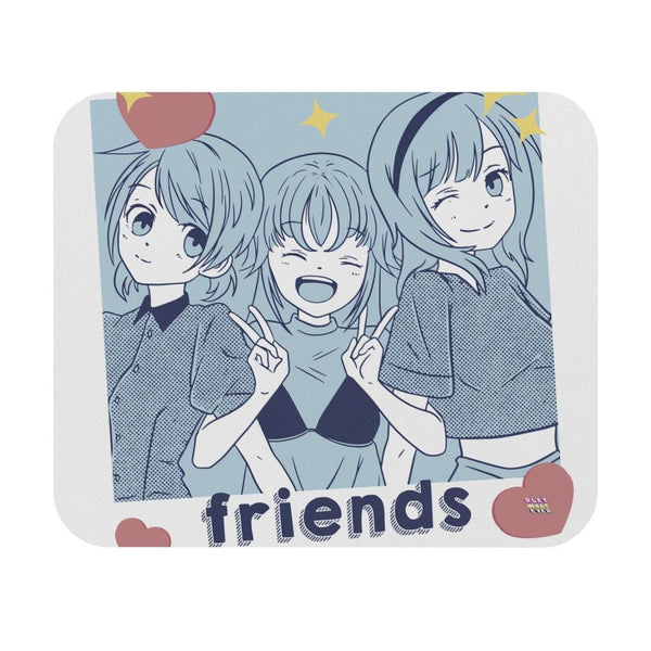 Friends Anime Girls Fun Mouse Pad - PlayWhatever