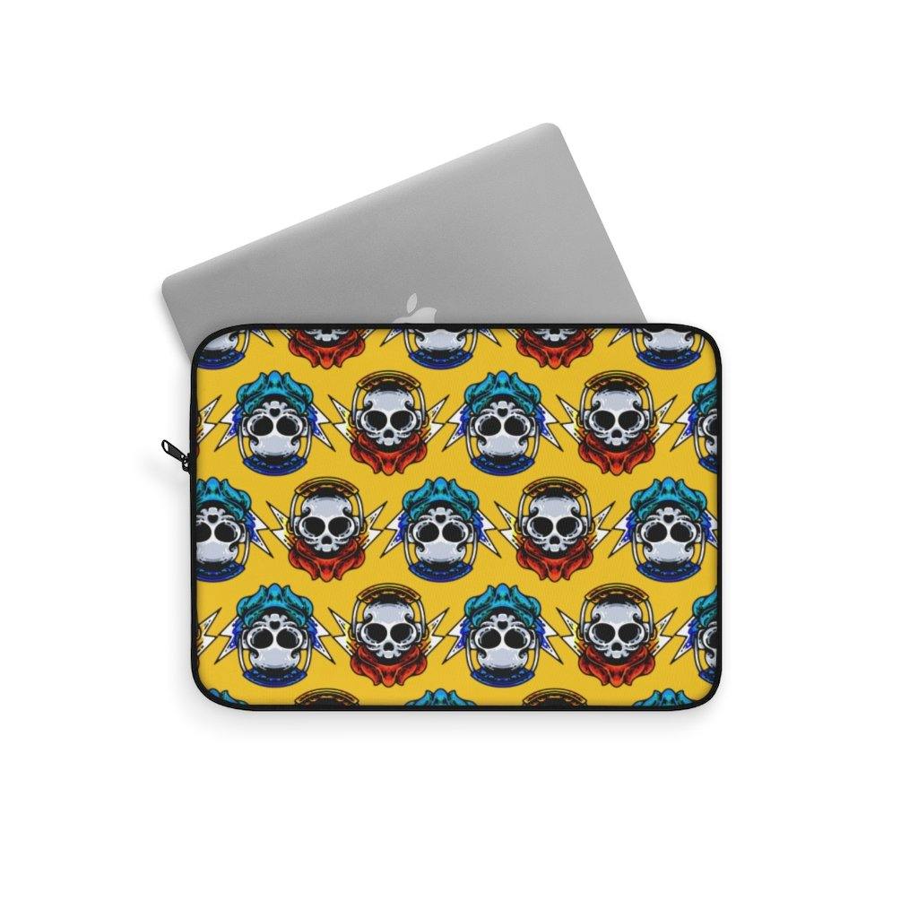 Lala Skull Heads Laptop Sleeve - PlayWhatever