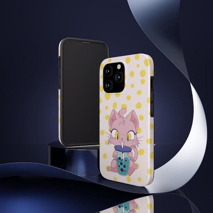 Meow Time for Boba! Tough Phone Case - PlayWhatever