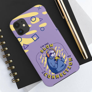 Funny Sloth Gaming Connection Problems Tough Phone Case - PlayWhatever