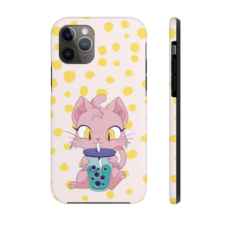 Meow Time for Boba! Tough Phone Case - PlayWhatever