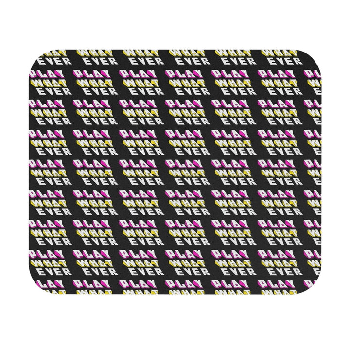PlayWhatever Logo Pattern Mouse Pad - PlayWhatever
