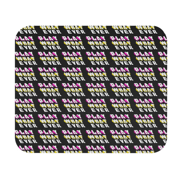 PlayWhatever Logo Pattern Mouse Pad - PlayWhatever