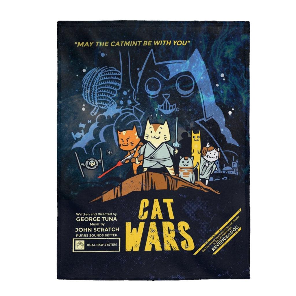 Cat Wars Galaxy Universe Blanket - PlayWhatever