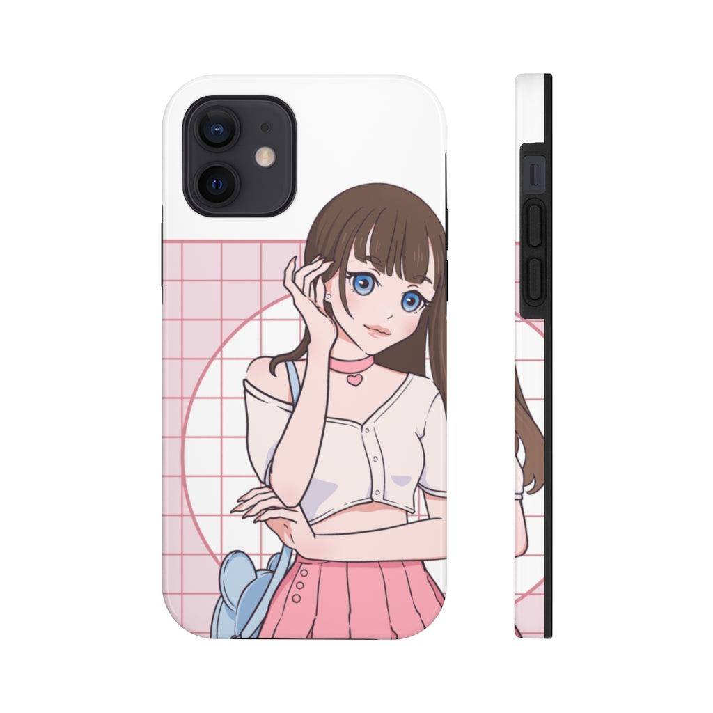 Fashion Model Anime Girl Tough Phone Case - PlayWhatever