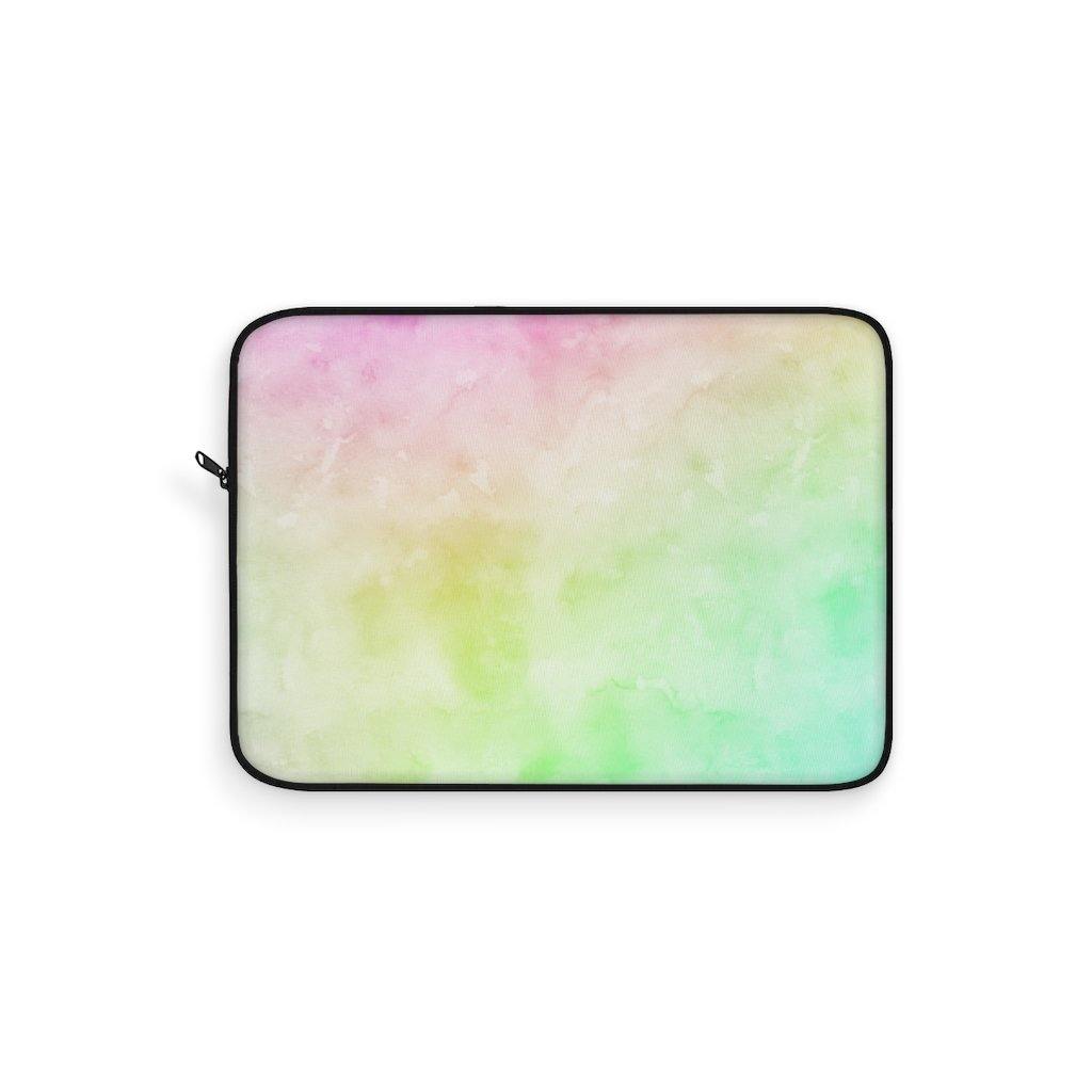 Icee Pastel Gradient Simple Laptop Sleeve - PlayWhatever