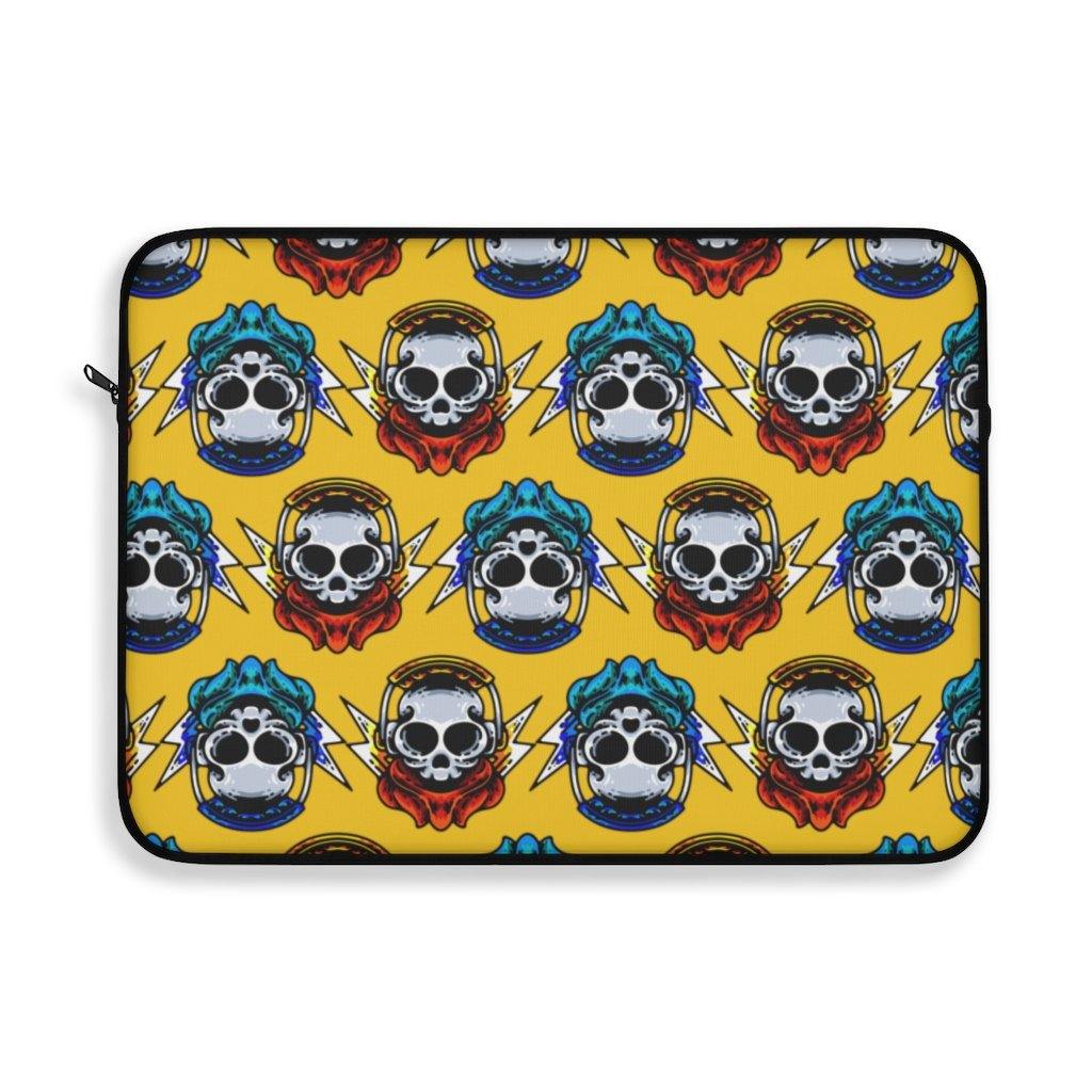 Lala Skull Heads Laptop Sleeve - PlayWhatever