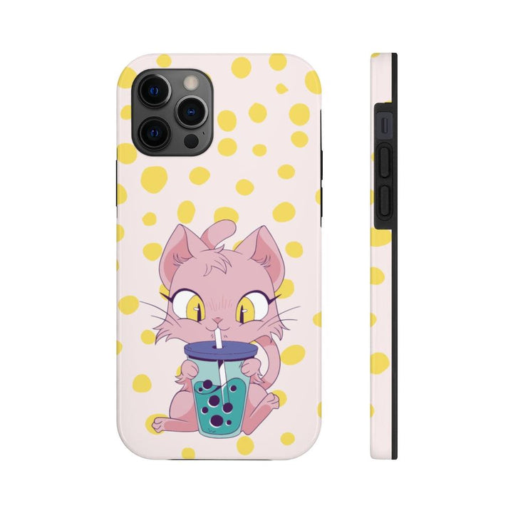 Meow Time for Boba! Tough Phone Case - PlayWhatever