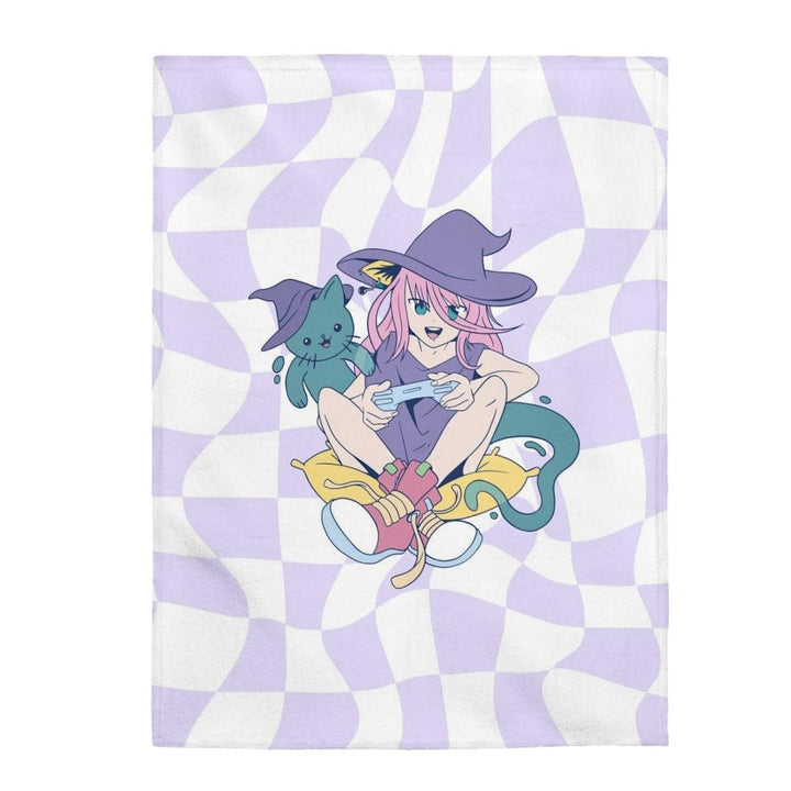 Witch Gamer will Win Kawaii Anime Blanket - PlayWhatever