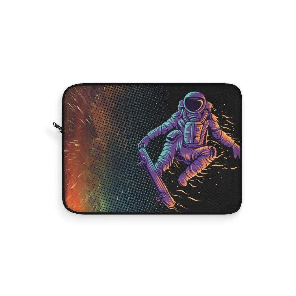 Jumping Over the Nebula Astronaut Laptop Sleeve - PlayWhatever