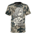 Senpai Anime Girl Army Calls Unisex AOP Tee - PlayWhatever