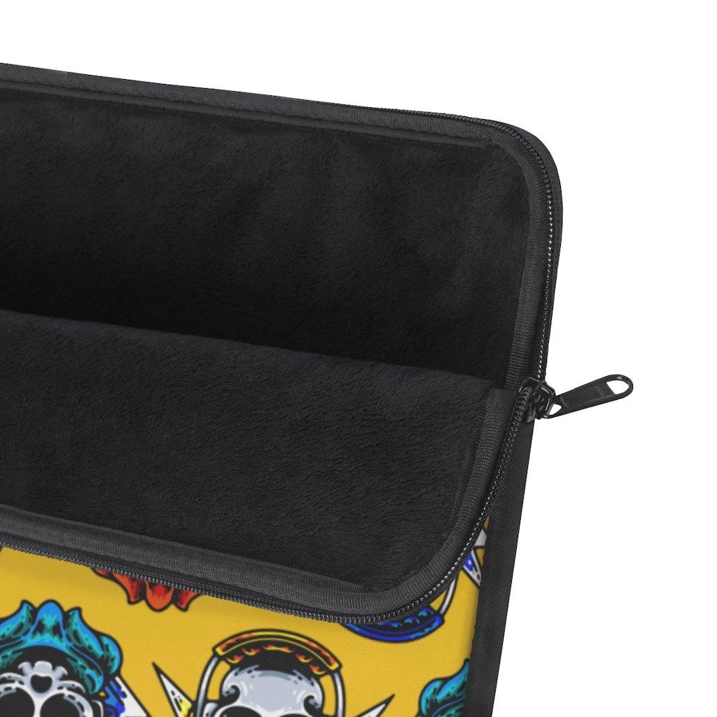 Lala Skull Heads Laptop Sleeve - PlayWhatever