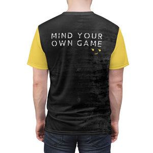 Mind Your Own Game Sarcastic Emoji Tee - PlayWhatever