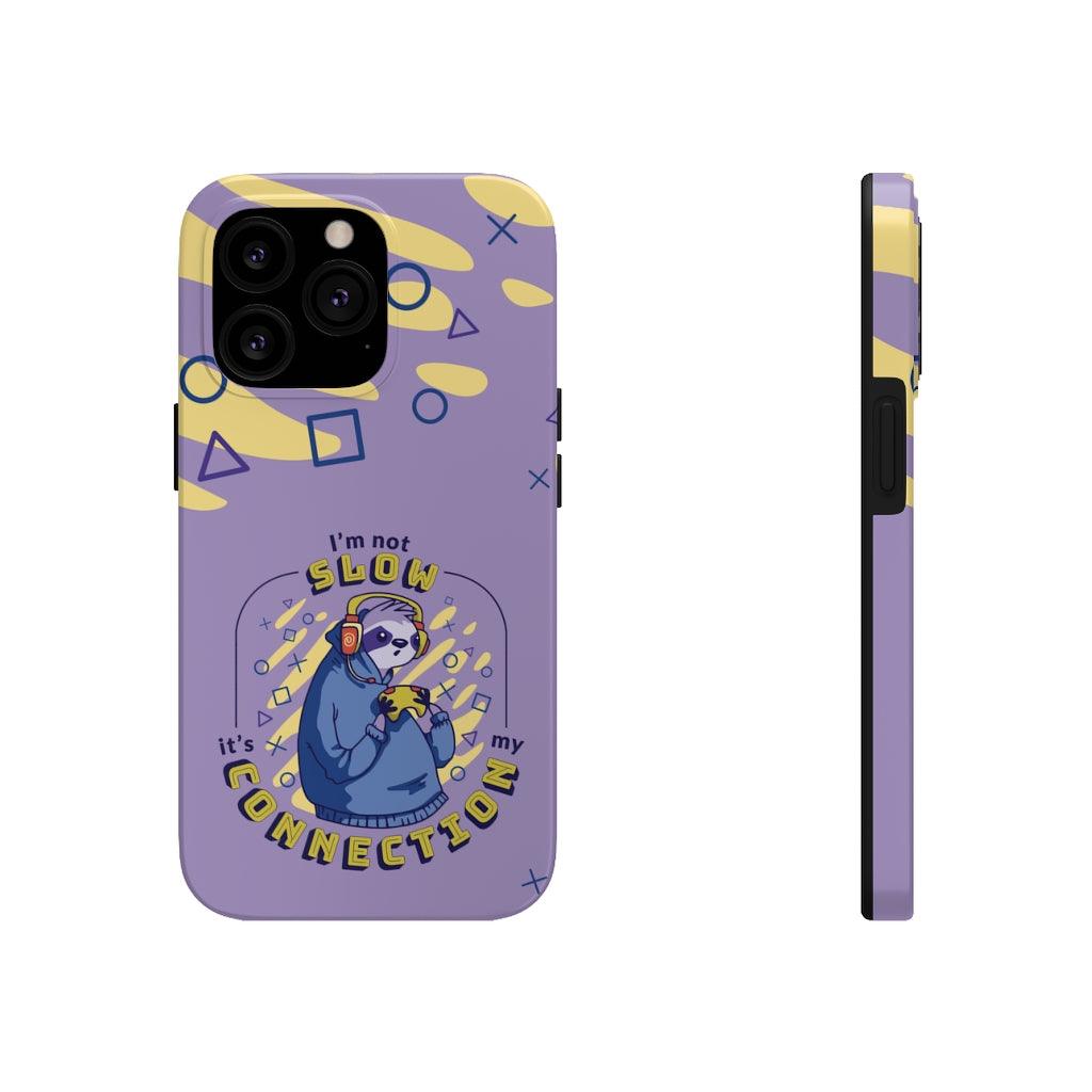 Funny Sloth Gaming Connection Problems Tough Phone Case - PlayWhatever