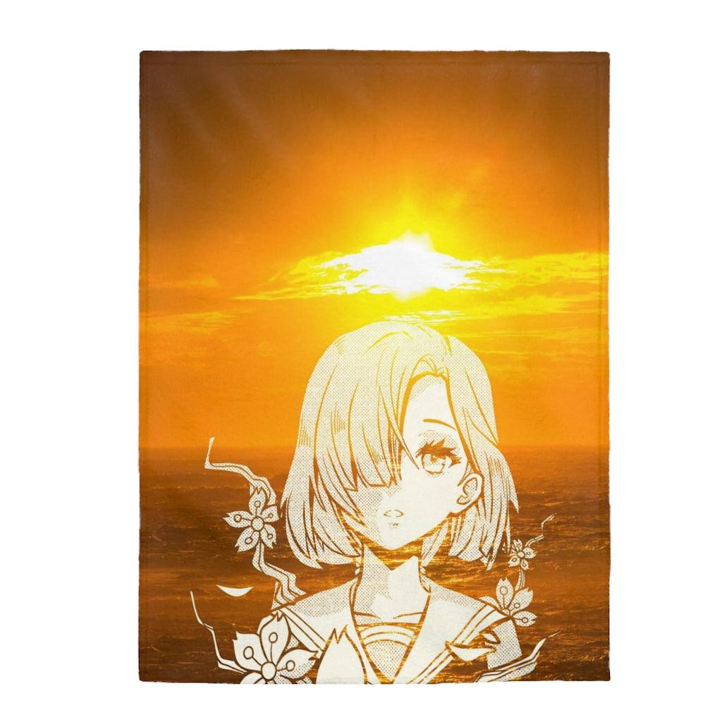 Sunset Tenshi Anime Blanket - PlayWhatever
