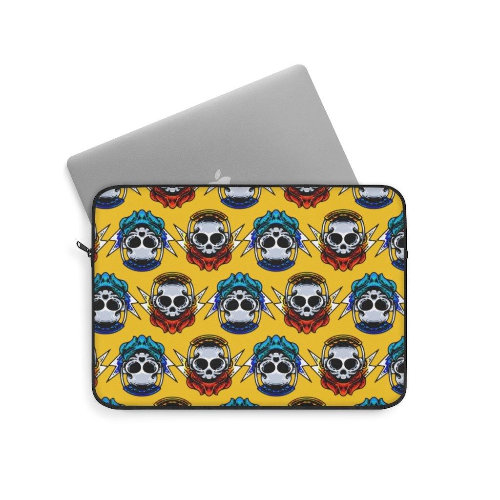 Lala Skull Heads Laptop Sleeve - PlayWhatever