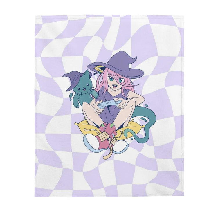 Witch Gamer will Win Kawaii Anime Blanket - PlayWhatever