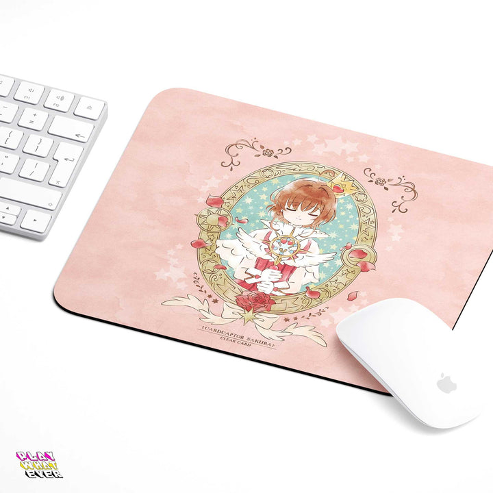 Cardcaptor Sakura: Clear Card Red Hearts Mousepad - PlayWhatever