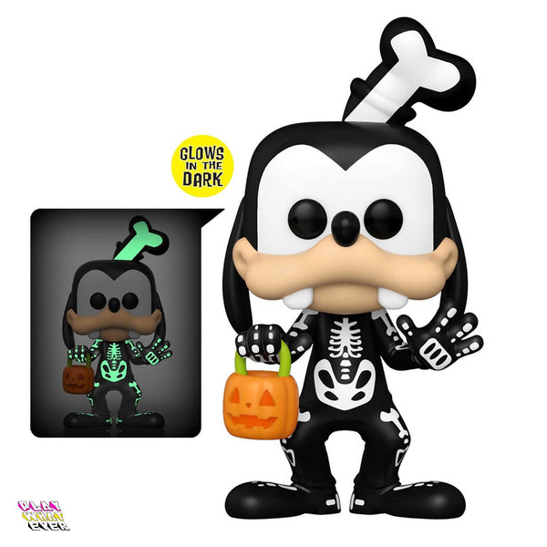 Disney Skeleton Goofy Glow-in-the-Dark Pop! Vinyl Figure - PlayWhatever