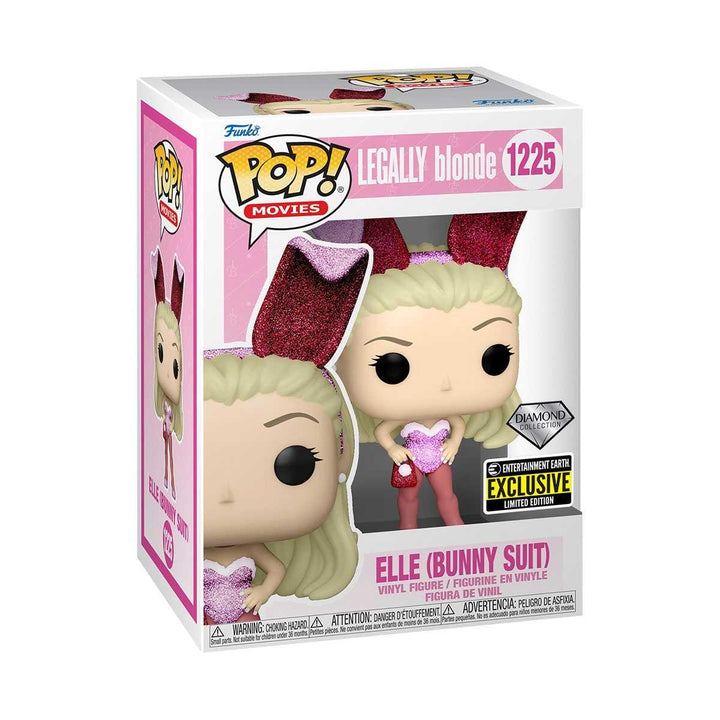 Legally Blonde Elle Woods Bunny Diamond Glitter Pop! Vinyl Figure - PlayWhatever
