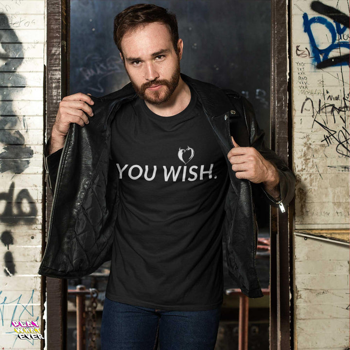 You Wish Devil Heart Ultra Cotton Attitude T-Shirt - PlayWhatever