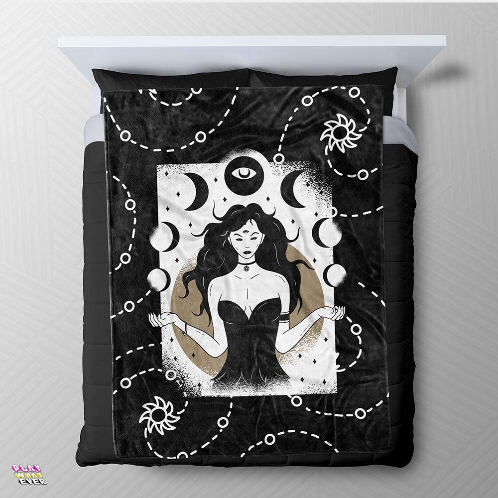 Asura Moon Goddess Blanket - PlayWhatever