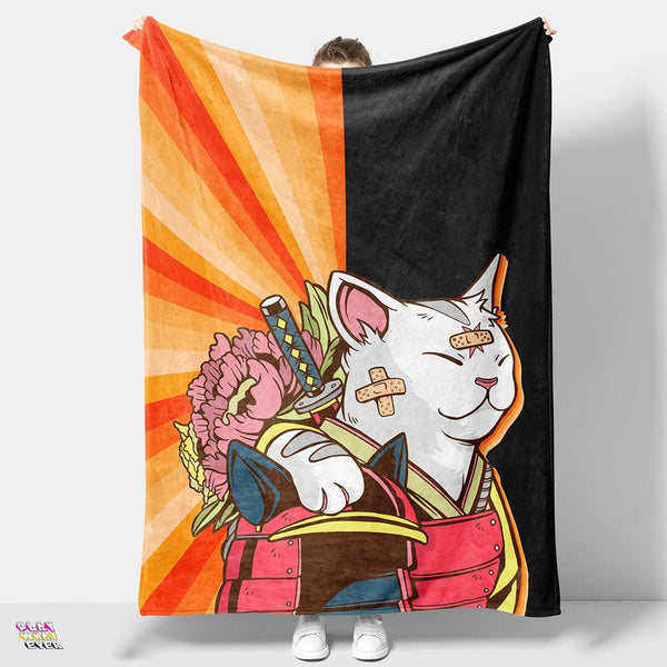 Samurai Cat Training Blanket - PlayWhatever