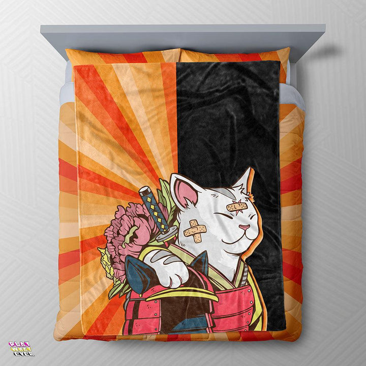 Samurai Cat Training Blanket - PlayWhatever