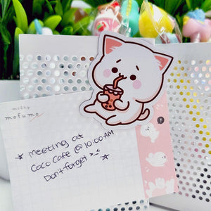 Bubble Tea Boba Cat Magnet - PlayWhatever