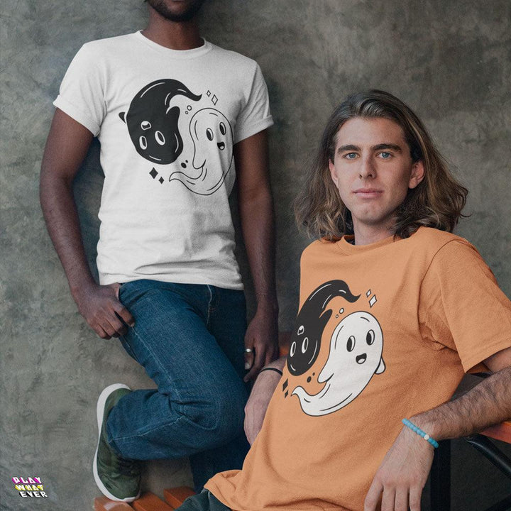 Ghost Fellas Yin Yang T-Shirt - PlayWhatever