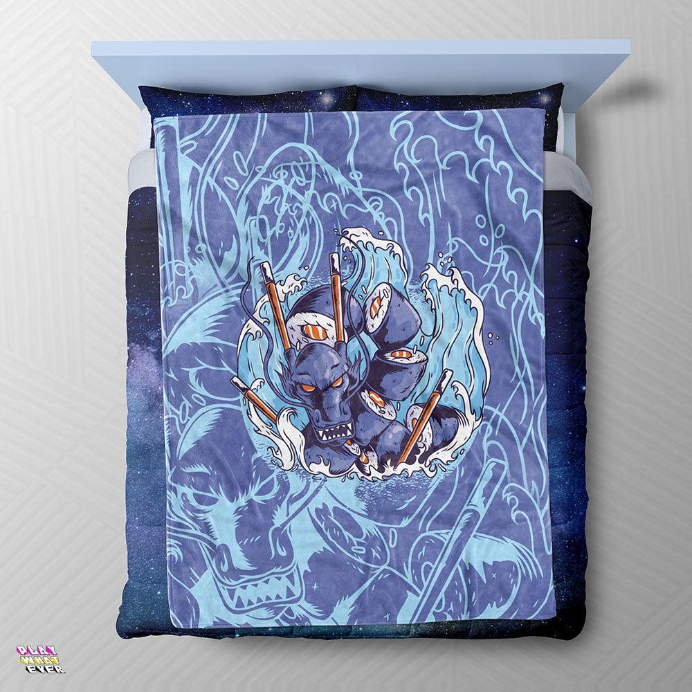 Sushi Dragon Blanket - PlayWhatever