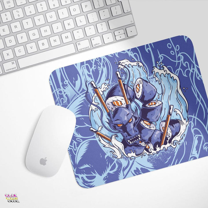 Sea Serpent Dragon Sushi Mouse Pad - PlayWhatever