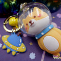 Astronaut Puppy Shiba Inu Dog Keychain - PlayWhatever