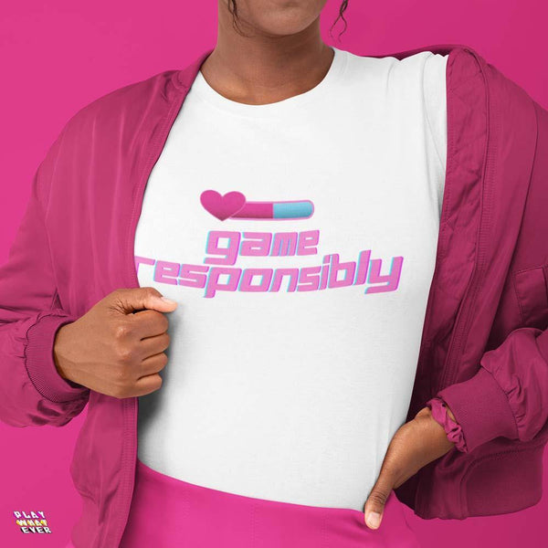 Game Responsibly Unisex Comfy Classic T-Shirt - PlayWhatever