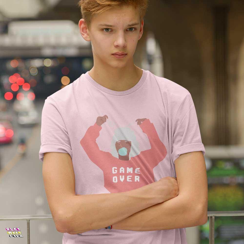 Game Over Bubble Gum Girl Ultra Cotton Unisex T-Shirt - PlayWhatever