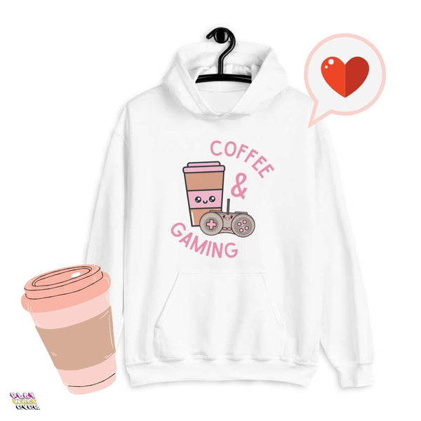 Coffee and Gaming Hoodie - PlayWhatever