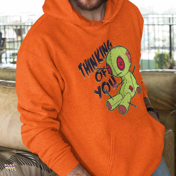 Thinking of You Voodoo Doll Funny Hoodie - PlayWhatever