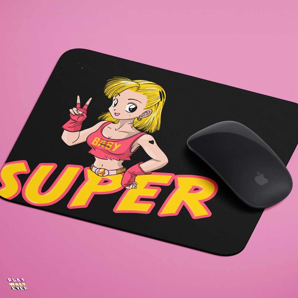SUPER! Spunk Anime Girl Mouse Pad - PlayWhatever
