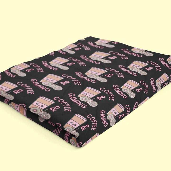 Coffee & Gaming Soft Throw Blanket - PlayWhatever