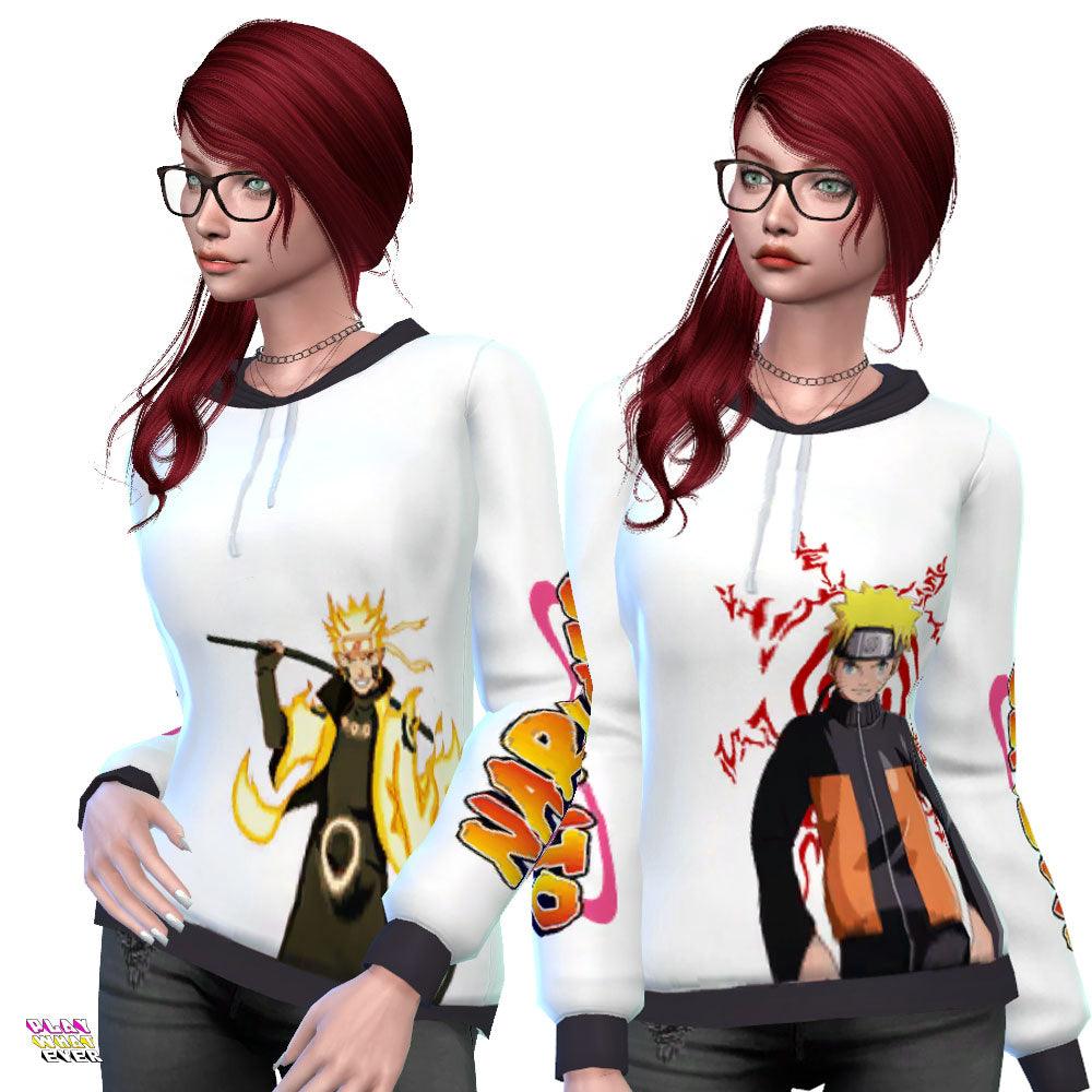 Sims 4 CC Naruto Anime Hoodie - PlayWhatever