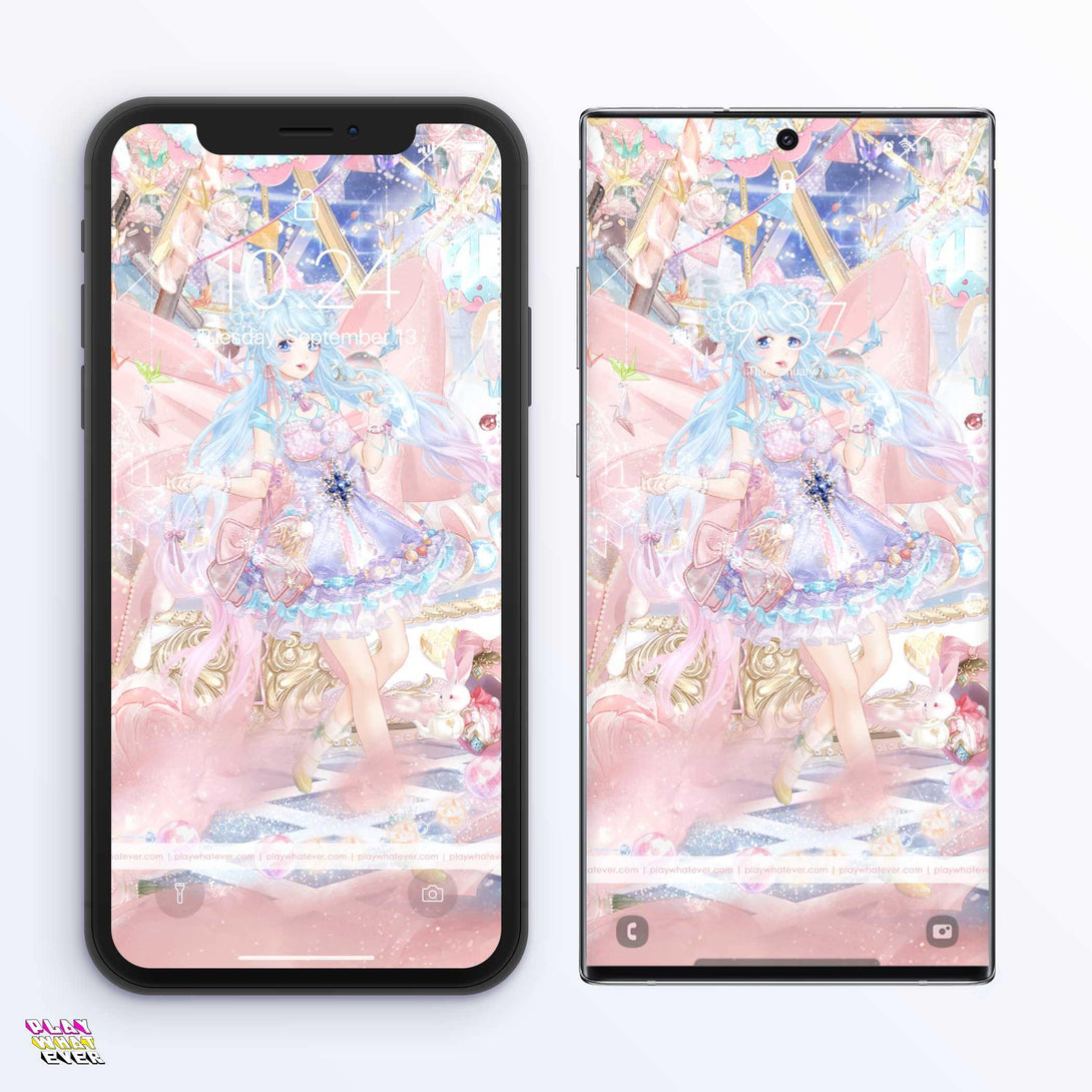 Love Nikki Pastel Carnival Animated Phone Wallpaper - PlayWhatever