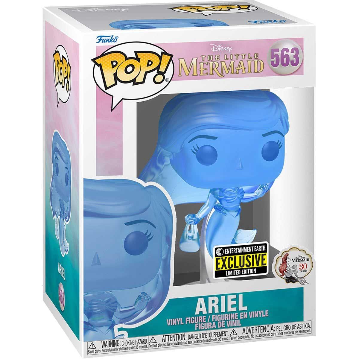 The Little Mermaid Ariel Blue Translucent Pop! Vinyl Figure - PlayWhatever