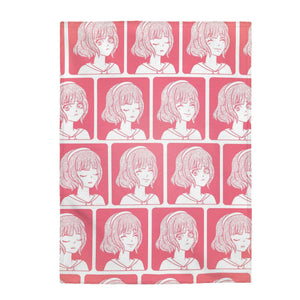 Laugh Cry Sleep Anime Emotions Anime Blanket - PlayWhatever