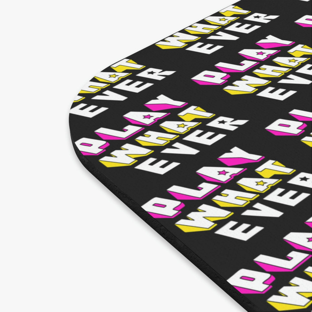 PlayWhatever Logo Pattern Mouse Pad - PlayWhatever