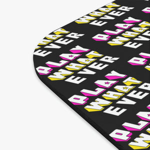 PlayWhatever Logo Pattern Mouse Pad - PlayWhatever