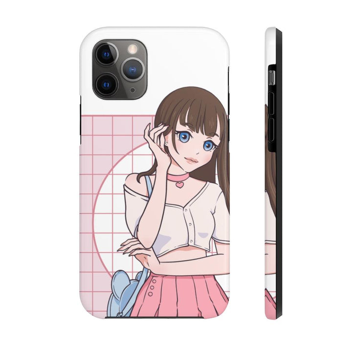 Fashion Model Anime Girl Tough Phone Case - PlayWhatever