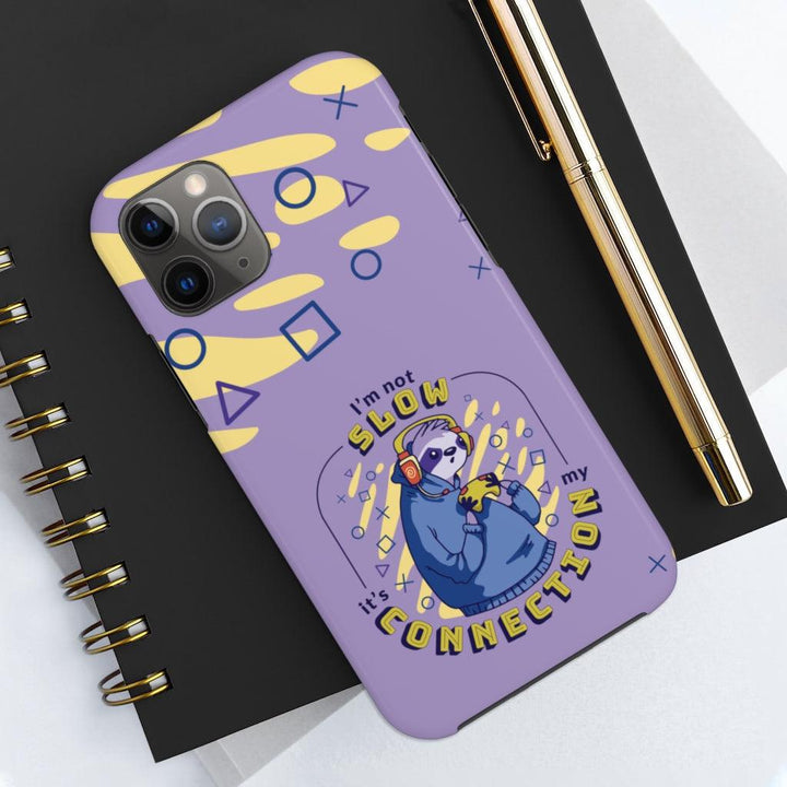 Funny Sloth Gaming Connection Problems Tough Phone Case - PlayWhatever