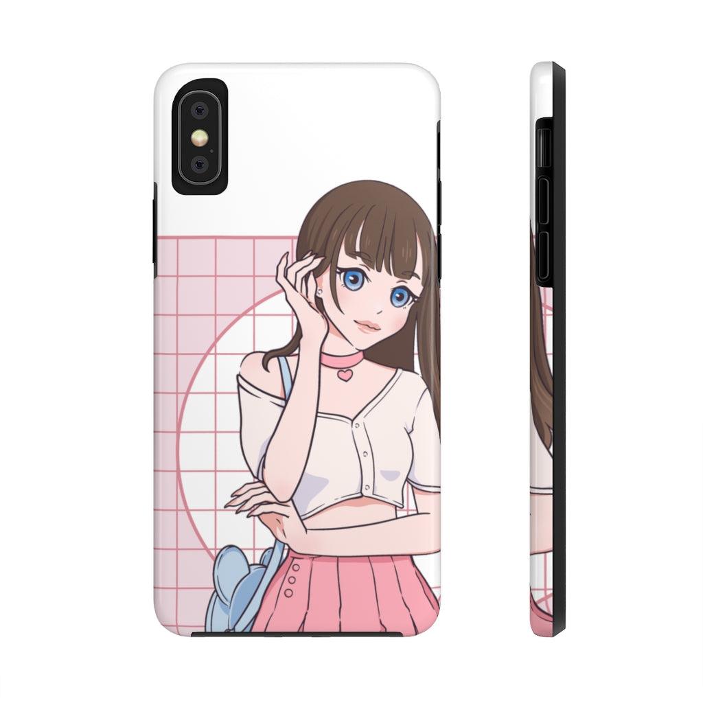 Fashion Model Anime Girl Tough Phone Case - PlayWhatever