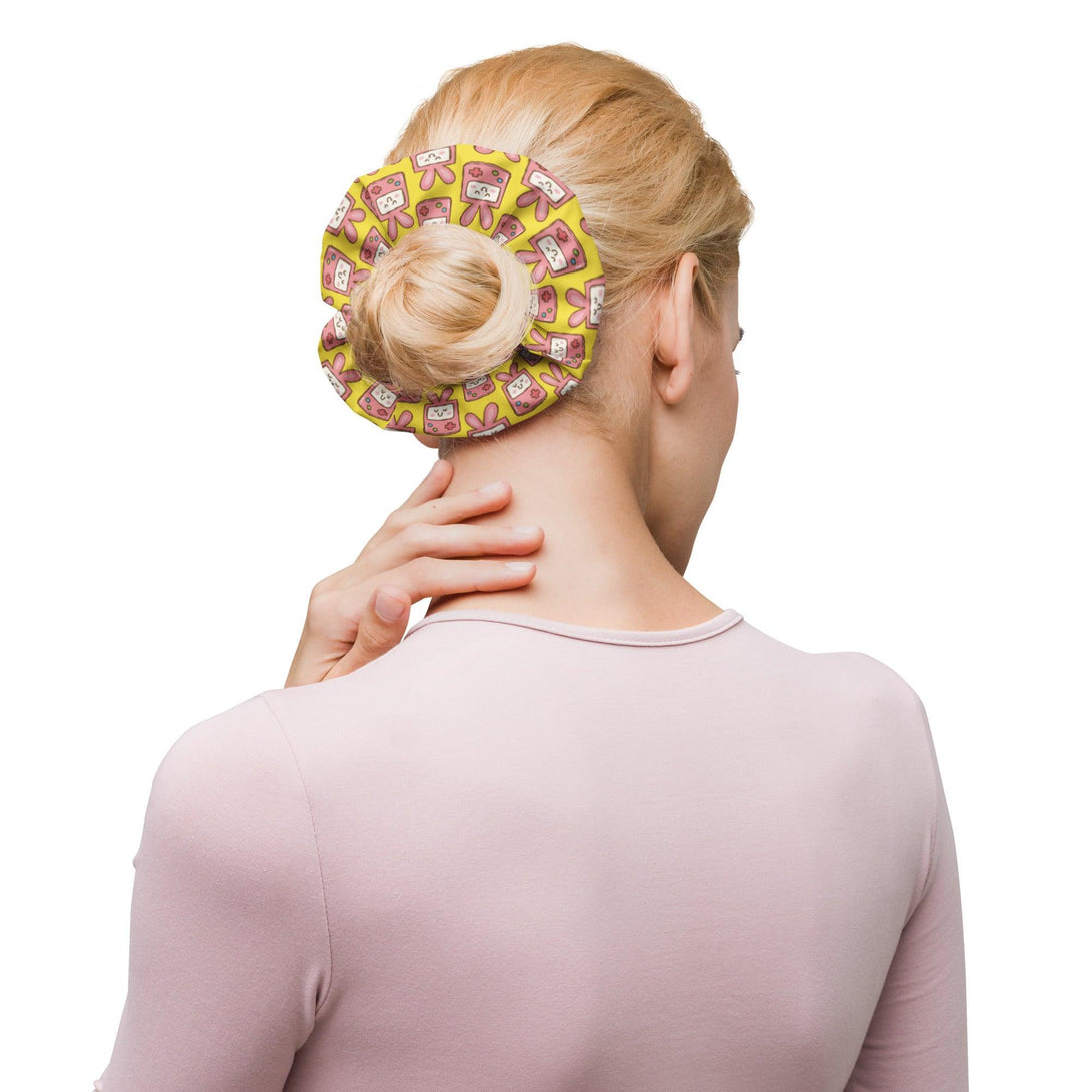 Pink Gameboy Gamer Scrunchie - PlayWhatever